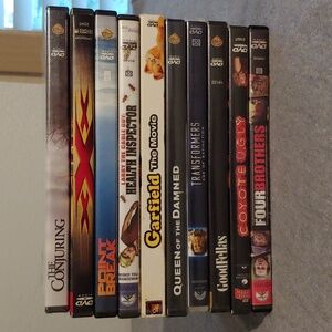 10x DVD Movie Collection - Various Genres